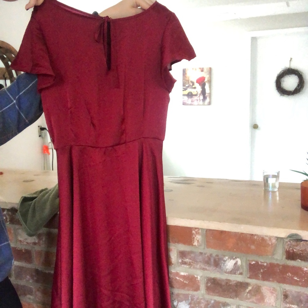 Unique Vintage 30s style red dress
